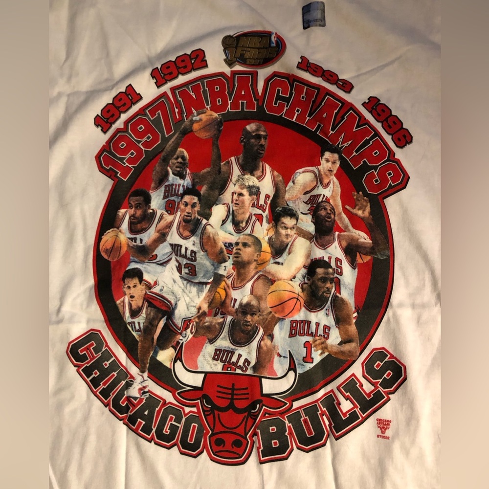 Vintage 1997 NBA champs Chicago Bulls t-shirt xxl